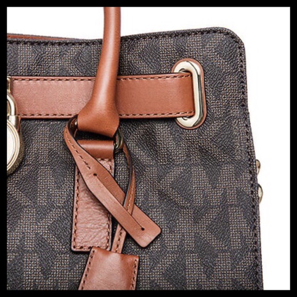 Michael Kors Hamilton Large North South Logo Tote - Picture 9 of 12